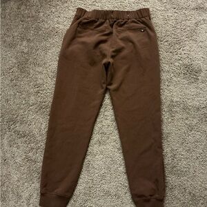 Houston White Women's Brown Medium Stretch Jogger Pants Elastic Waist